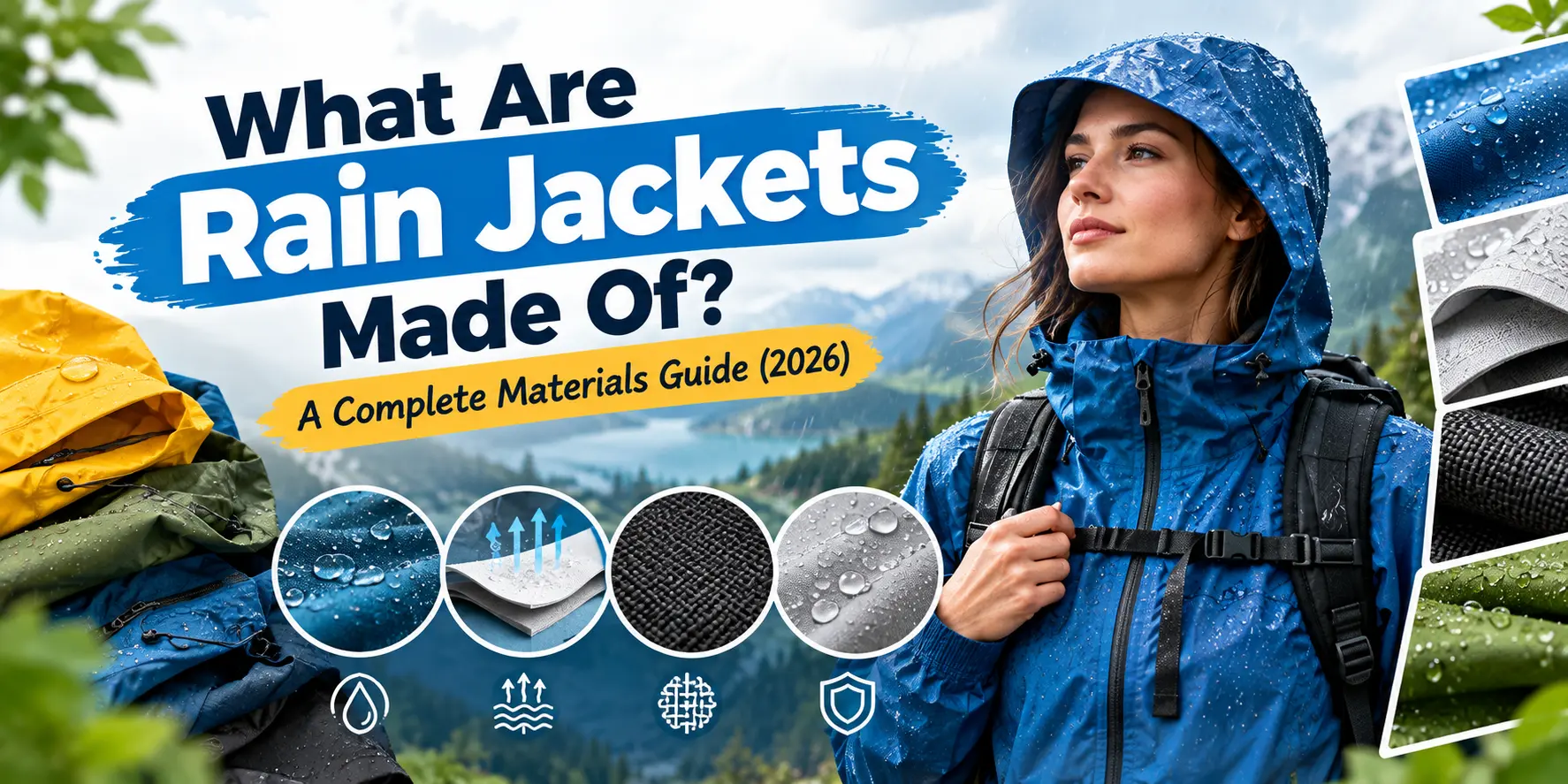 What Are Rain Jackets Made Of? A Complete Materials Guide (2026)
