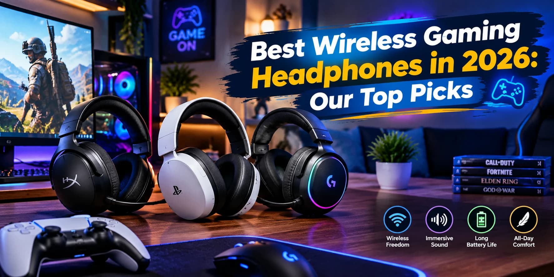 Best Wireless Gaming Headphones in 2026: Top 8 Picks