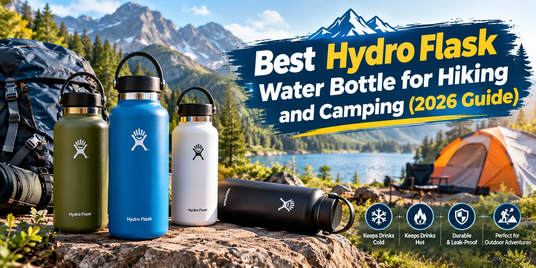 Best Hydro Flask Water Bottle for Hiking and Camping (2026 Guide)